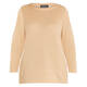 BEIGE KNITTED TUNIC CAMEL