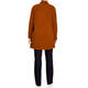 Beige Fluffy Cardigan Cognac