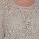 BEIGE LABEL RIBBON KNIT SWEATER SAND