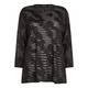 BEIGE label grey TOP with black jacquard motifs