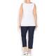 BEIGE LABEL WHITE JERSEY VEST