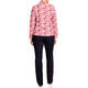 Beige Spot Print Shirt Pink 