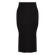 BEIGE KNITTED TUBE SKIRT BLACK