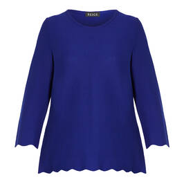 BEIGE SWEATER COBALT - Plus Size Collection