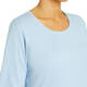 Beige Pure Cotton T-Shirt Sky Blue 