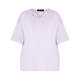 BEIGE STRETCH JERSEY T-SHIRT WISTERIA