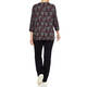 BEIGE LABEL JERSEY TOP ROSE