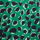 Beige Jersey Abstract Print Top Green