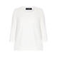 BEIGE STRETCH JERSEY LONG SLEEVE TOP OFF-WHITE