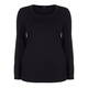 BEIGE BLACK ROUND NECK TOP