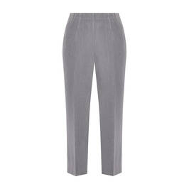 Beige Pull On Trouser Grey Parallel Leg - Plus Size Collection