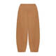 Beige Jersey Harem Pants Camel 