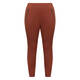BEIGE STRETCH JERSEY PULL ON TROUSER CINNAMON