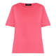 BEIGE COTTON T-SHIRT PINK