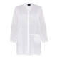 QNEEL CHEESECLOTH LINEN SHIRT WHITE