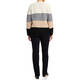 BEIGE SWEATER STRIPES CAPPUCCINO