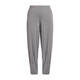 BEIGE STRETCH JERSEY TAPERED TROUSERS GREY