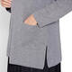 ELENA MIRO CARDIGAN FRONT POCKETS SILVER 