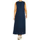 Elena Miro Ecovero Satin Dress Navy 