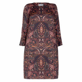 ELENA MIRO PAISLEY PRINT DRESS - Plus Size Collection