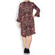 ELENA MIRO PAISLEY PRINT DRESS