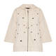 Elena Miro Hand Embroidered Hoodie Off-White