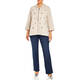 Elena Miro Hand Embroidered Hoodie Off-White