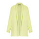 Elena Miro Wool Long Cardigan Lime