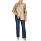 Elena Miro Satin Long Shirt Taupe