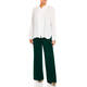 Elena Miro Pleated Placket Shirt White