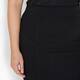 ELENA MIRO BLACK PUNTO MILANO JERSEY SKIRT