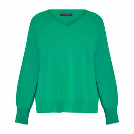 Elena Miro Pure Wool Sweater Emerald - Plus Size Collection