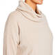 Elena Miro Wool Blend Sweater With Scarf Vanilla