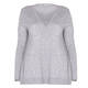ELENA MIRO SWEATER WITH STUD EMBELLISHMENT GREY