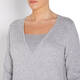 ELENA MIRO SWEATER WITH STUD EMBELLISHMENT GREY