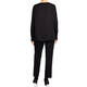 ELENA MIRO LACE YOKE TOP BLACK