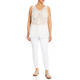 Elena Miro Broderie Anglaise Top White  