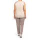 Elena Miro Cream Vest with Frill Detail 