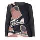 ELENA MIRO SATIN PRINT FRONT TOP