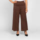Elena Miro Check Trouser Cinnamon