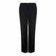 ELENA MIRO LINEN VISCOSE BLEND TROUSERS BLACK