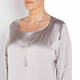 ELENA MIRO SATIN TUNIC OYSTER