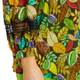Elena Miro Leaf Print Tunic Khaki