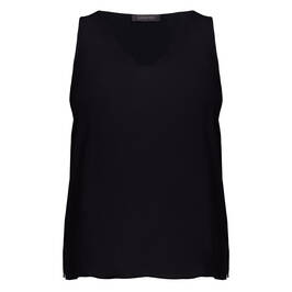 Elena Miro Viscose Vest Black - Plus Size Collection