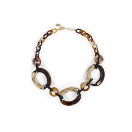 ENVY TORTOISE SHELL LOOP CHAIN - Plus Size Collection