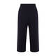 FABER DRAWSTRING WAIST KNITTED TROUSER BLACK
