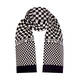 FABER INTARSIA CHECK SCARF