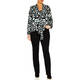 Faber Scroll Print Neck Tie Shirt 