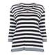 FABER V NECK STRIPE SWEATER