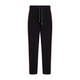 FABER PULL-ON KNITTED TROUSERS BLACK AND PINK 